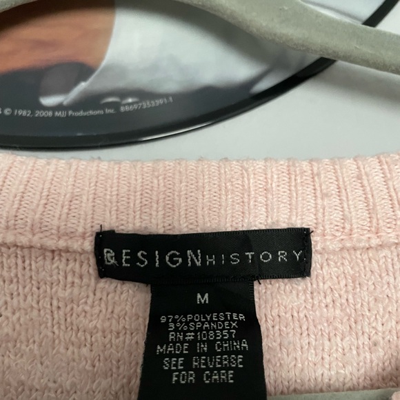 Design History Blush Sweater with Pearl Accents - Picture 2 of 7